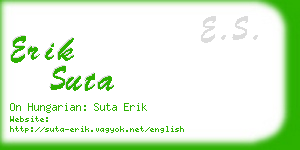 erik suta business card